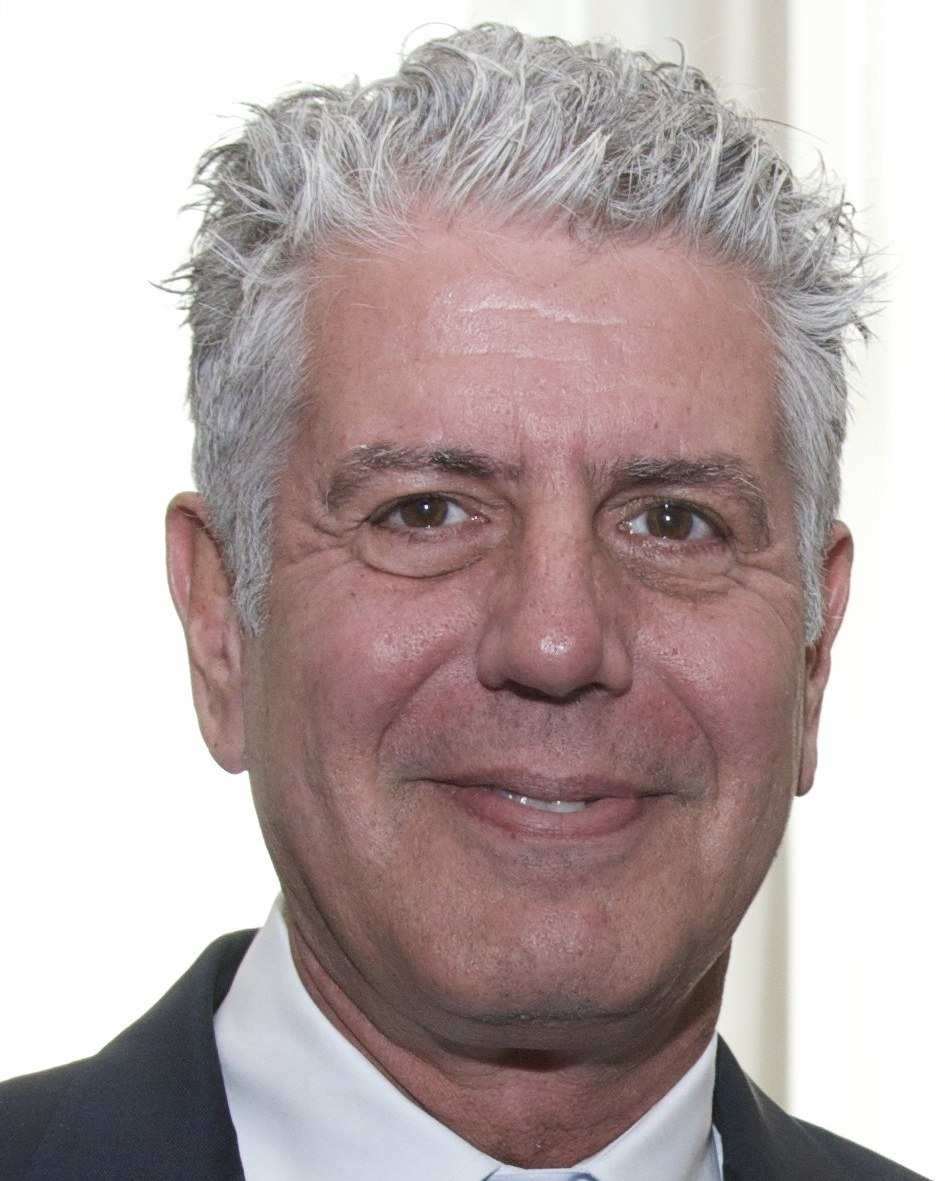 Anthony Bourdain at the Peabody Awards in New York, 2014