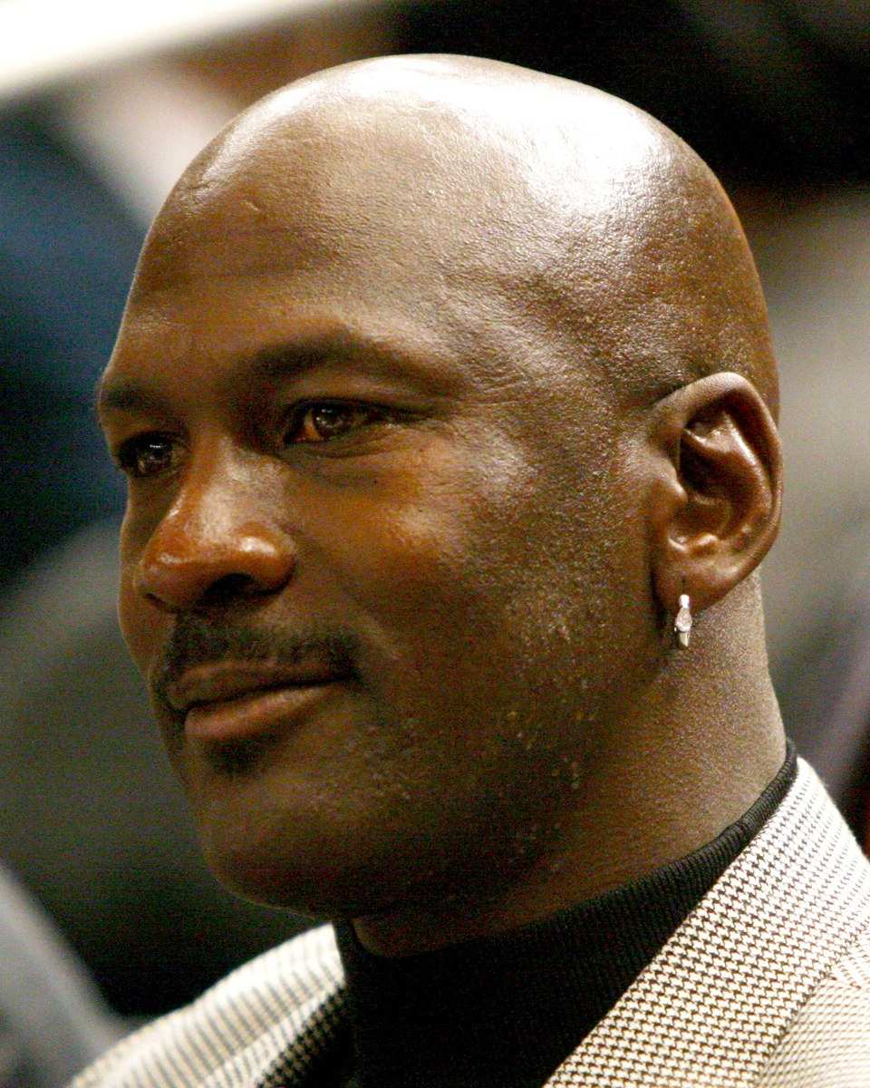 Michael Jordan at a basketball game in 2006