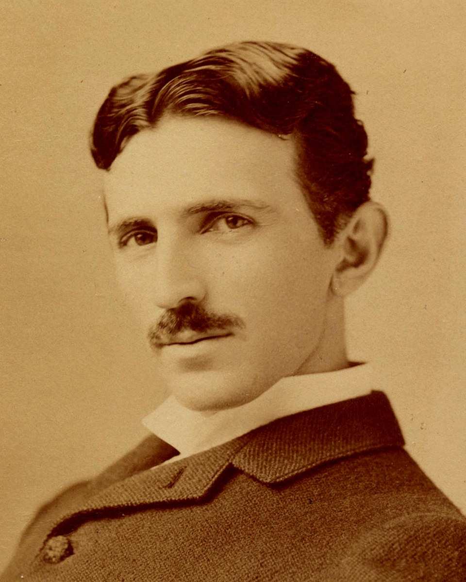 Nikola Tesla around 1895