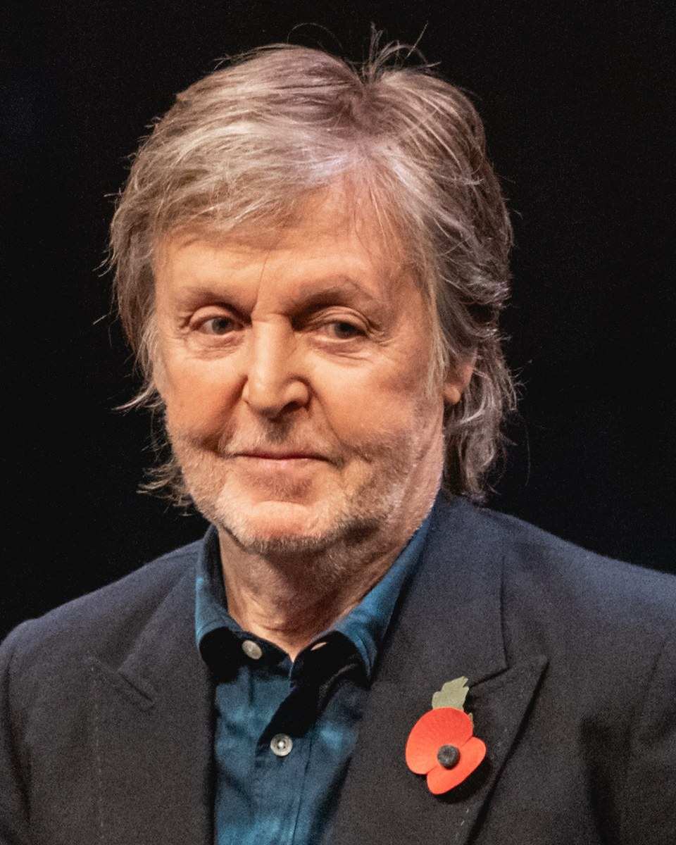 Paul McCartney in a dark jacket in 2021